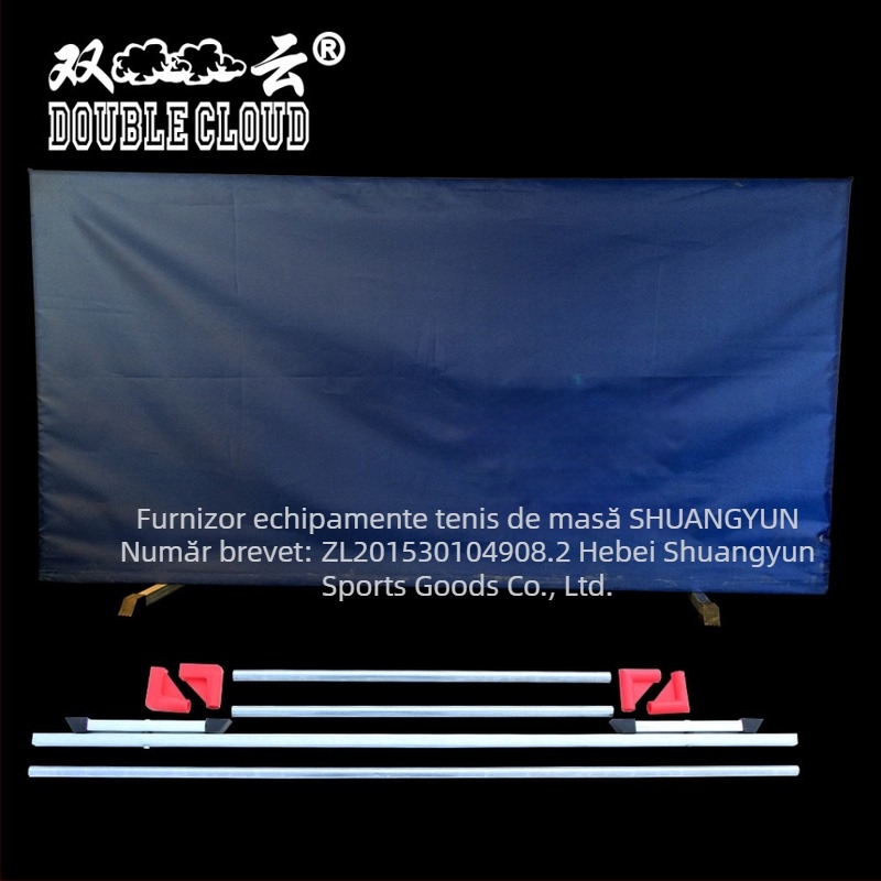 Barieră integrată detașabilă pentru teren de ping-pong, cadru din țeavă galvanizată și pânză Oxford, personalizare disponibilă, potrivită pentru ping-pong și alte sporturi cu mingi