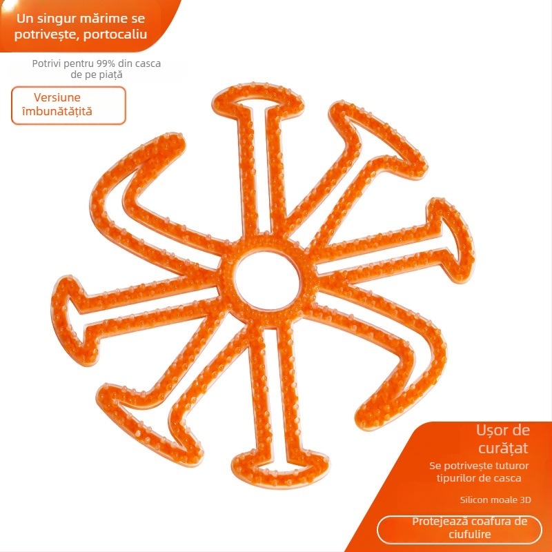 TDGO căptușeală interioară din silicon pentru cască de motocicletă electrică, respirabilă, anti-presiune asupra părului, unisex adulți