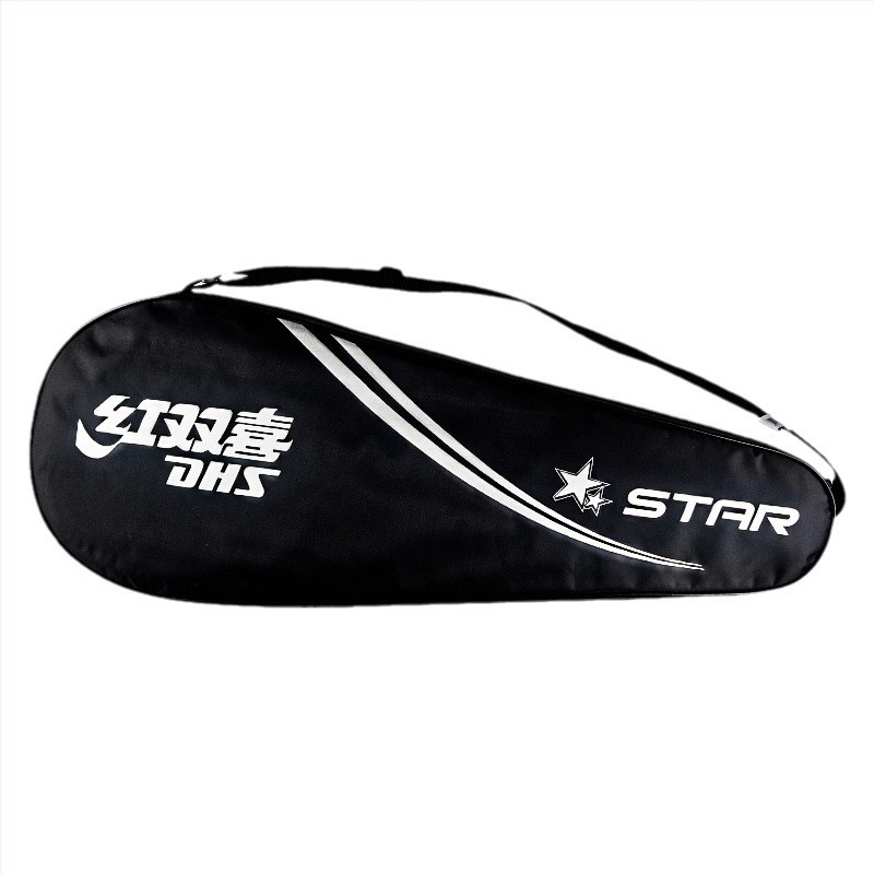 Set husă pentru rachete badminton HDS Red Double Happiness – ambalaj original, opțiuni cu acoperire parțială, potrivit pentru echipament de fitness și genți badminton/tenis