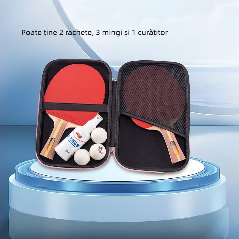 VINCERO geantă impermeabilă cu carcasă rigidă pentru rachete de tenis de masă și badminton, capacitate mare