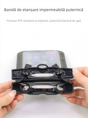 Geantă impermeabilă pentru telefon, PVC material, stil simplu, poate încăpea 1 telefon (Pentru recreere, scufundări, plajă, pescuit)