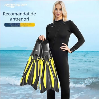 Pene lungi pentru snorkeling adulți - material PP+TPR, pentru scufundări și freediving - Ride ship