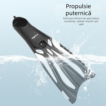 Pene lungi pentru snorkeling adulți - material PP+TPR, pentru scufundări și freediving - Ride ship