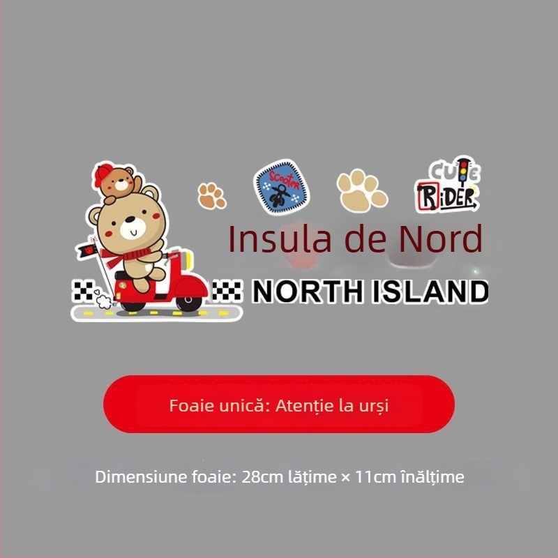 Autocolante decorative pentru vehicule electrice – impermeabile, reflectorizante, cu linie punctată pentru autoturisme și motociclete; Brand: Unique; Material: Alte