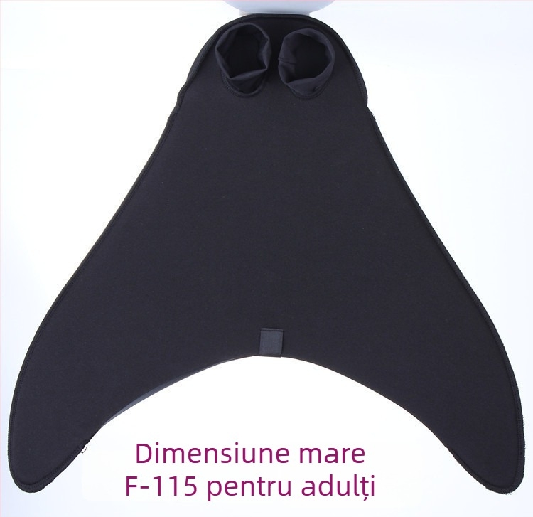 Fini de sirenă pentru adulți — Echipament de antrenament de înot dintr-o singură bucată, material PP + pânză de scufundare, brand BHS, personalizabil