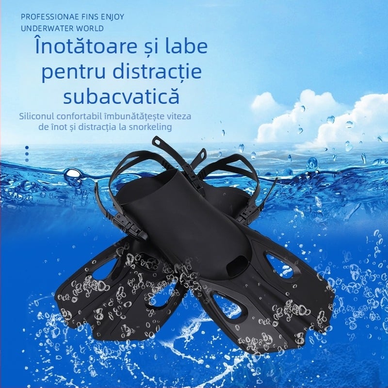 2025 Noi finuri de înot profesionale pentru copii, unisex, finuri lungi pentru antrenament