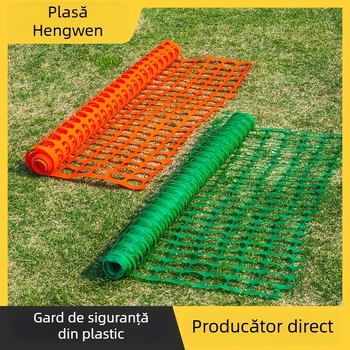 Plasă de avertizare din plastic pentru siguranță, PE moale, pentru șantiere – WIN-EVER NETTING
