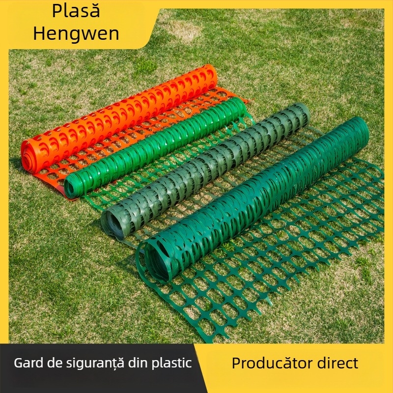Plasă de avertizare din plastic pentru siguranță, PE moale, pentru șantiere – WIN-EVER NETTING