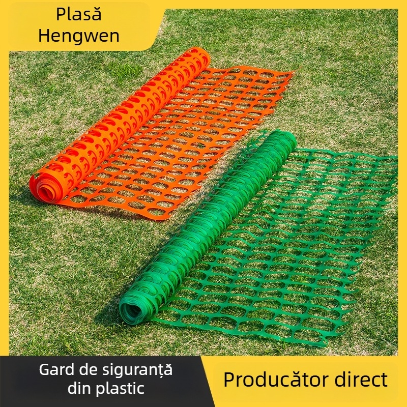 Plasă de avertizare din plastic pentru siguranță, PE moale, pentru șantiere – WIN-EVER NETTING