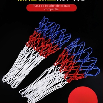 Plasă pentru coș de baschet – extinsă, groasă și durabilă pentru exterior; Material: mătase; Utilizare: baschet; Procesare și personalizare: niciuna; Brand: Altul.