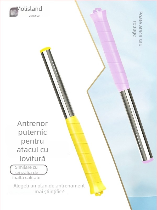 Dispozitiv de antrenament pentru badminton – instrument de antrenament pentru smash solo, cadru din aliaj de aluminiu, 95–100 g, duritate moderată, lovire directă, pentru începători