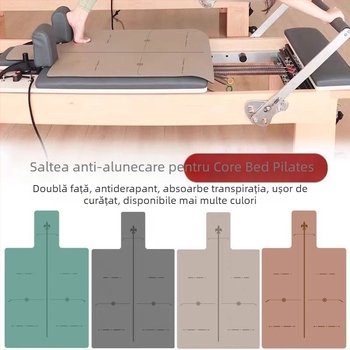 Prosop pentru covor de pilates — antiderapant, absorbant de apă, absorbant de transpirație, protecție împotriva prafului, pentru uz casnic și studio de yoga