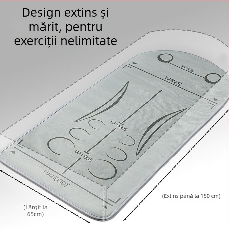Covoraș pentru roata abdominală – utilizare în interior, absorbție de șocuri, silențios, anti-derapare, design mărit și lat, material burete
