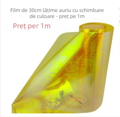 Film pentru faruri auto | Transparent, cu efect de schimbare a culorii, aspect cameleon | Material: Altul; Montaj: Tip lipire; Model: Așa cum apare în imagine