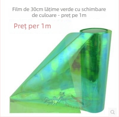 Film pentru faruri auto | Transparent, cu efect de schimbare a culorii, aspect cameleon | Material: Altul; Montaj: Tip lipire; Model: Așa cum apare în imagine