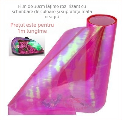 Film pentru faruri auto | Transparent, cu efect de schimbare a culorii, aspect cameleon | Material: Altul; Montaj: Tip lipire; Model: Așa cum apare în imagine