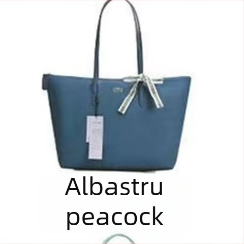 Geantă tip bucket din pânză, fermoar, căptușeală PU, buzunare interioare pentru telefon, card de identitate și laptop