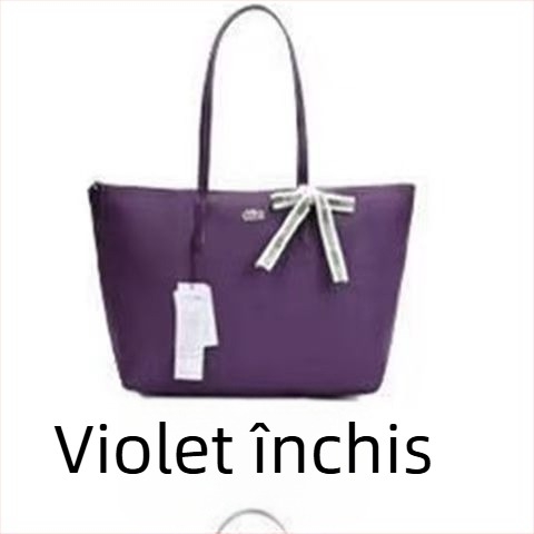 Geantă tip bucket din pânză, fermoar, căptușeală PU, buzunare interioare pentru telefon, card de identitate și laptop