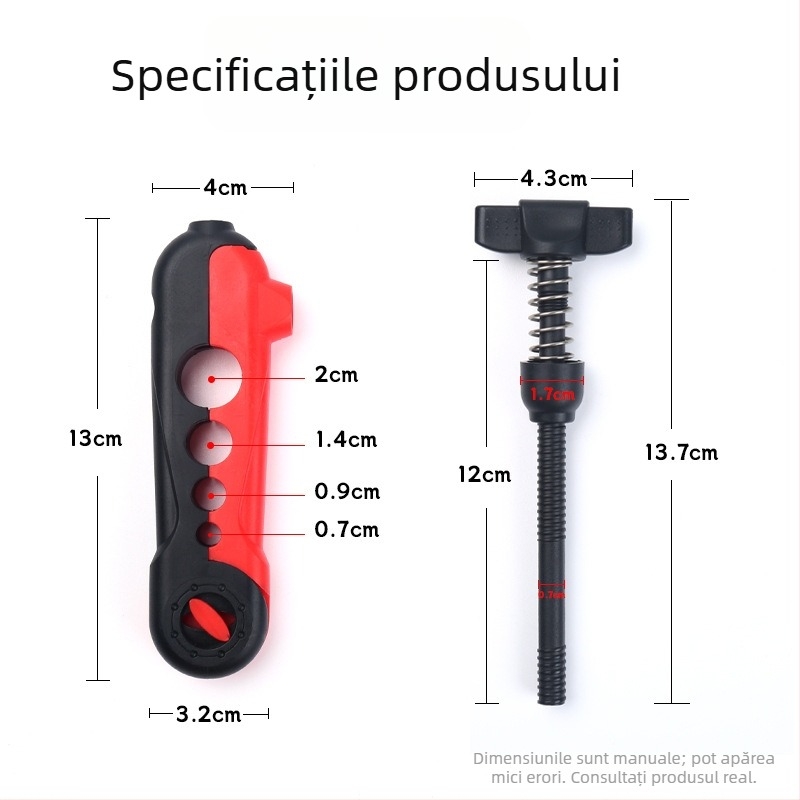 Antel ABS plastic înfășurător de linie de pescuit, accesoriu portabil pentru tambur, etichetă privată disponibilă