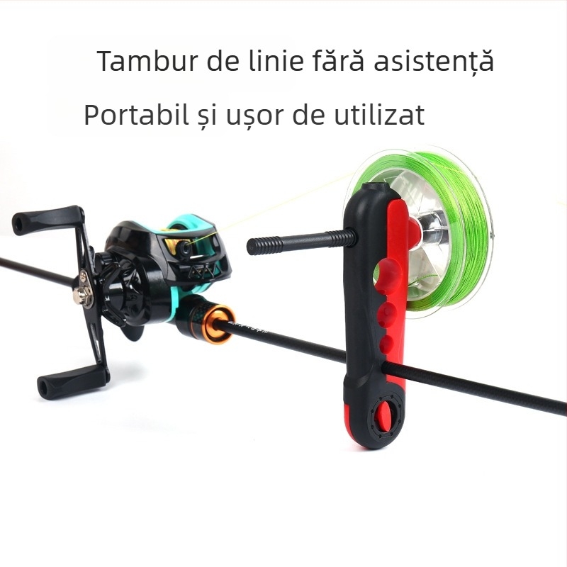 Antel ABS plastic înfășurător de linie de pescuit, accesoriu portabil pentru tambur, etichetă privată disponibilă