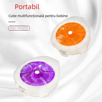 Ordinary Road PC cutie de depozitare pentru linia de pescuit, cu tăietor rapid pentru linie și funcție anti-revers