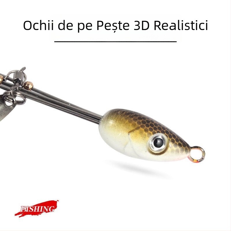 Jetfish Power set de cinci momeli artificiale pentru pescuit — momeli false/biomimice, origine Weihai