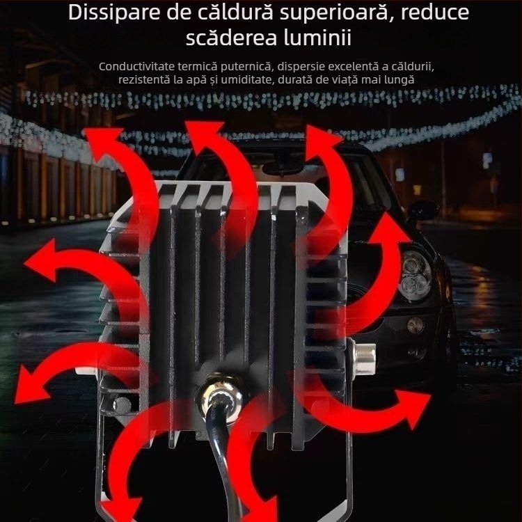 Lampa de pescuit nocturn cu laser – Putere înaltă, Alimentare cu baterie, Sursă de lumină cu laser