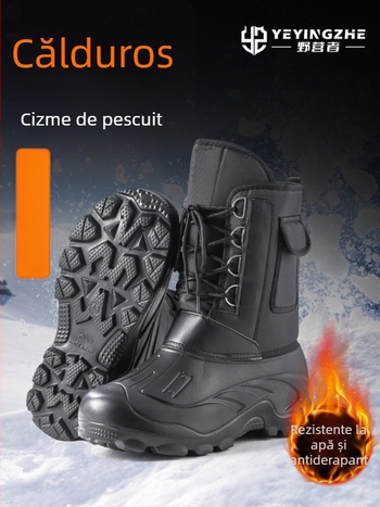 Pantofi pescuit EVA, antiderapant, impermeabili, pentru pescuit pe gheață, ghete de zăpadă (Material: EVA; Antiderapant; Impermeabil; Pentru pescuit pe gheață; Ghete de zăpadă)