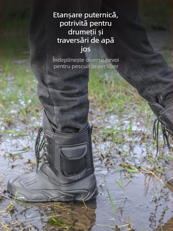 Pantofi pescuit EVA, antiderapant, impermeabili, pentru pescuit pe gheață, ghete de zăpadă (Material: EVA; Antiderapant; Impermeabil; Pentru pescuit pe gheață; Ghete de zăpadă)