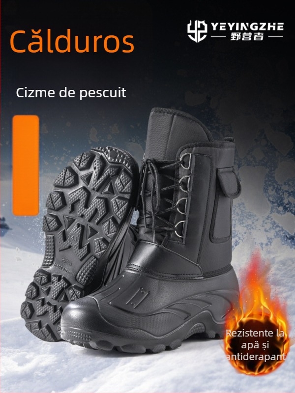 Pantofi pescuit EVA, antiderapant, impermeabili, pentru pescuit pe gheață, ghete de zăpadă (Material: EVA; Antiderapant; Impermeabil; Pentru pescuit pe gheață; Ghete de zăpadă)