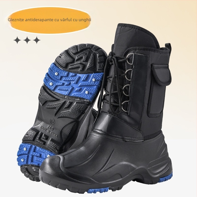 Pantofi pescuit EVA, antiderapant, impermeabili, pentru pescuit pe gheață, ghete de zăpadă (Material: EVA; Antiderapant; Impermeabil; Pentru pescuit pe gheață; Ghete de zăpadă)