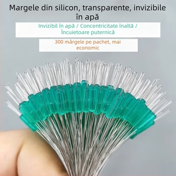 Perle din silicon spațiale, de înaltă calitate, 300 bucăți, vrac