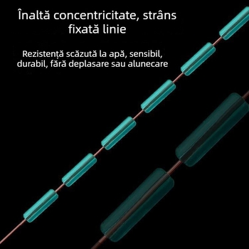 Perle din silicon spațiale, de înaltă calitate, 300 bucăți, vrac