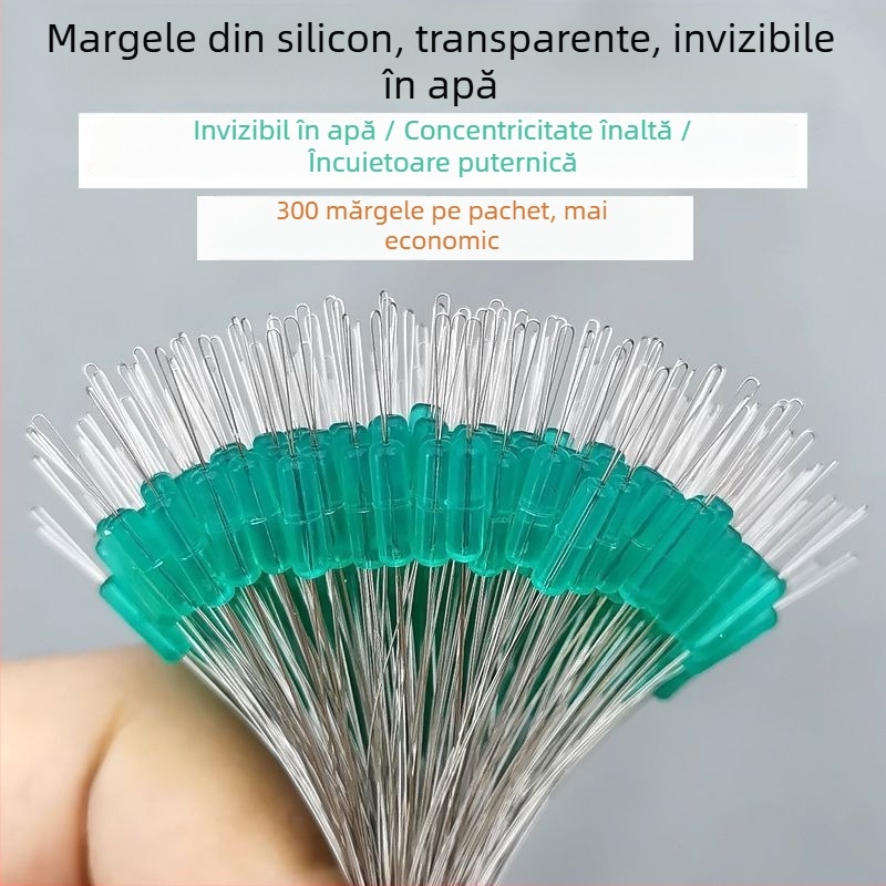 Perle din silicon spațiale, de înaltă calitate, 300 bucăți, vrac