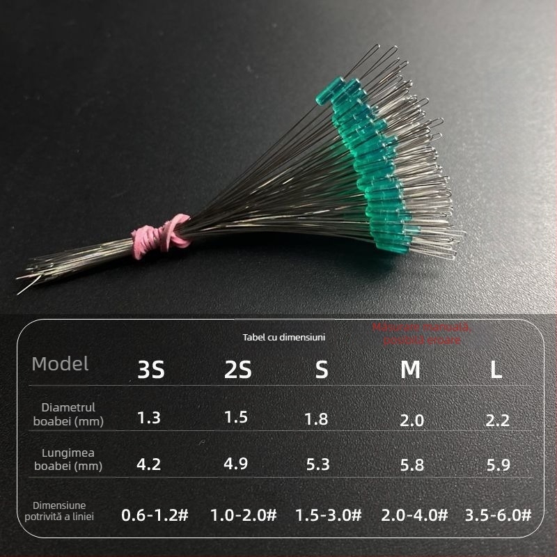 Perle din silicon spațiale, de înaltă calitate, 300 bucăți, vrac