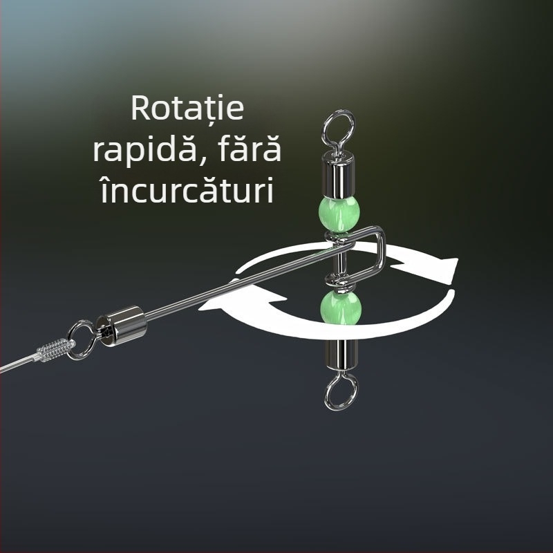 Set Luya pentru pescuit cu kite și montaj invers, accesorii