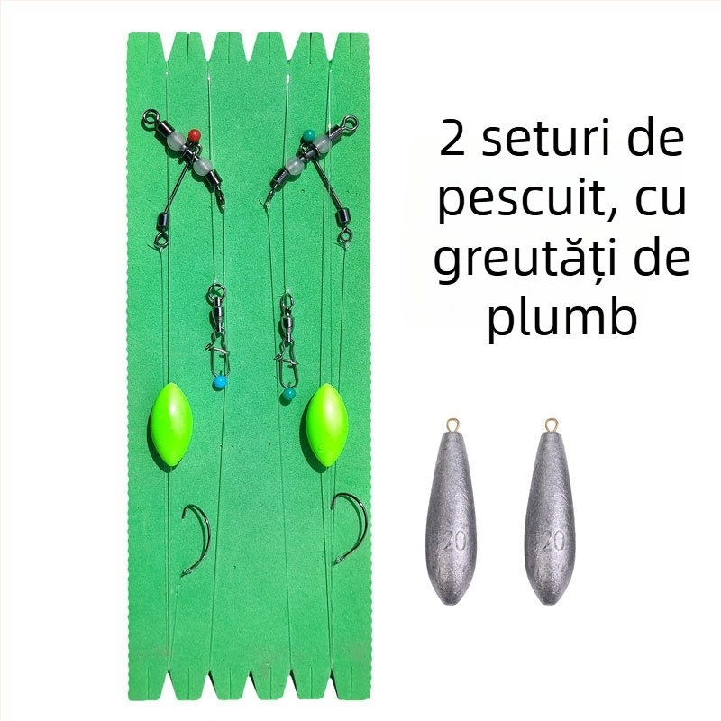 Set Luya pentru pescuit cu kite și montaj invers, accesorii