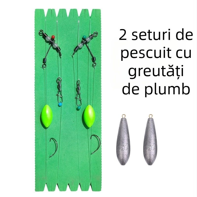 Set Luya pentru pescuit cu kite și montaj invers, accesorii