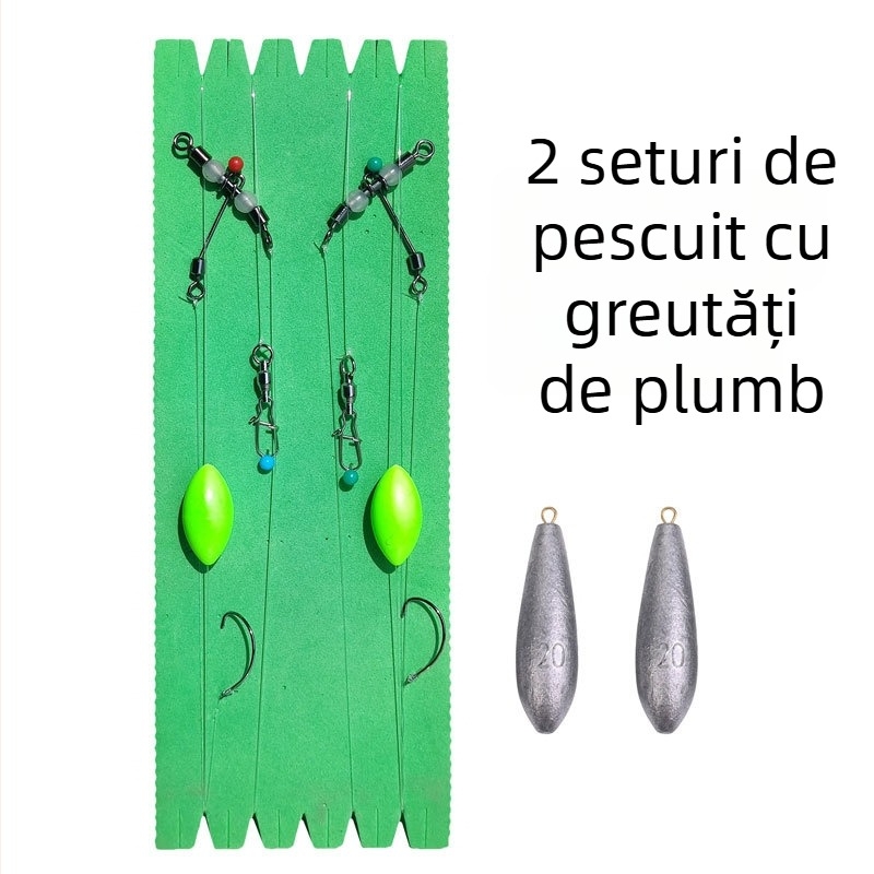 Set Luya pentru pescuit cu kite și montaj invers, accesorii