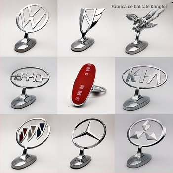 Emblemă auto - Material 3D sticker - Montare magnetică - Logo personalizat pentru mașină