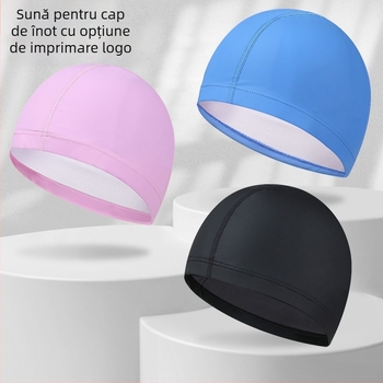 Căciulă de înot pentru adulți, unisex, material PU, impermeabilă și respirabilă, logo personalizat