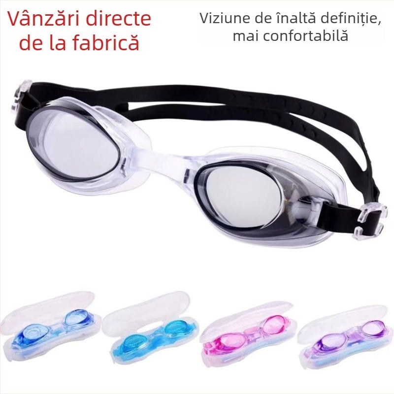 Ochelari de înot pentru adulți – anti-fog, lentilă plată, ochelari de înot standard