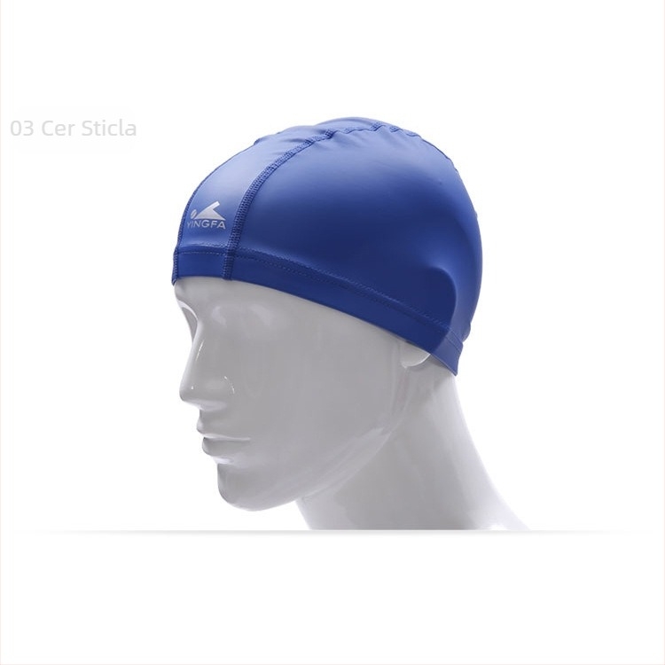 Șapcă de înot Yingfa, din silicon, culoare solidă, pentru adulți, pentru înot