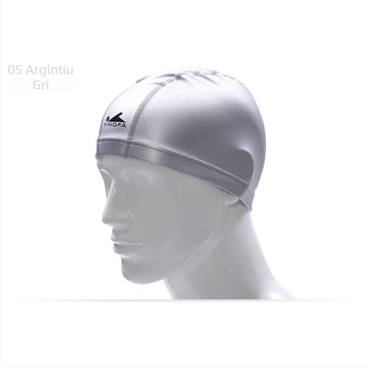 Șapcă de înot Yingfa, din silicon, culoare solidă, pentru adulți, pentru înot