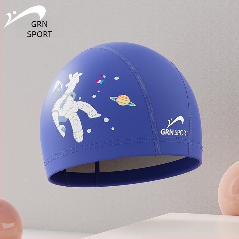 Noble Bird Șapcă de Înot pentru Copii din Nylon cu Imprimeu Desen Animat