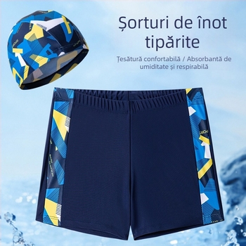 Autonomy Trunchiuri de baie pentru copii, imprimeu Cartoon, material poliester, stil Briefs, pentru 4–12 ani
