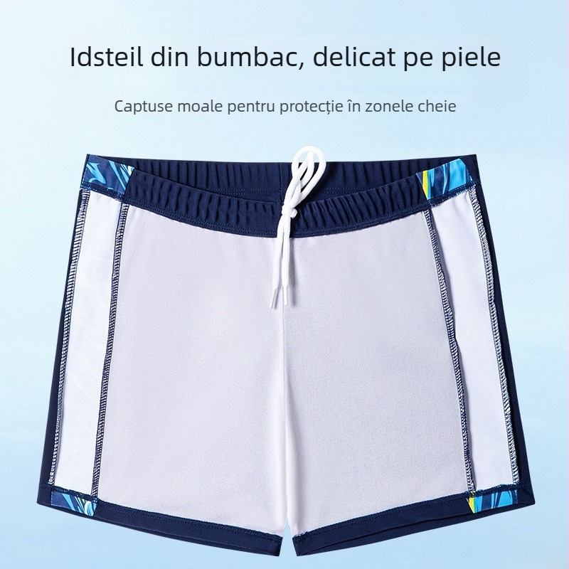 Autonomy Trunchiuri de baie pentru copii, imprimeu Cartoon, material poliester, stil Briefs, pentru 4–12 ani
