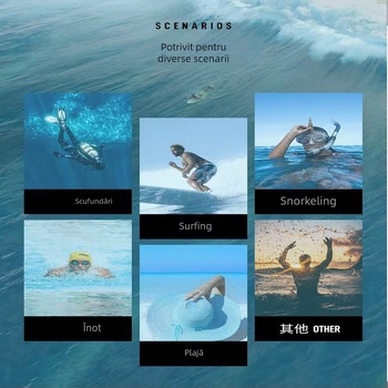 Bonetă de înot, unisex pentru adulți, model solid, pentru înot și plimbări în apă