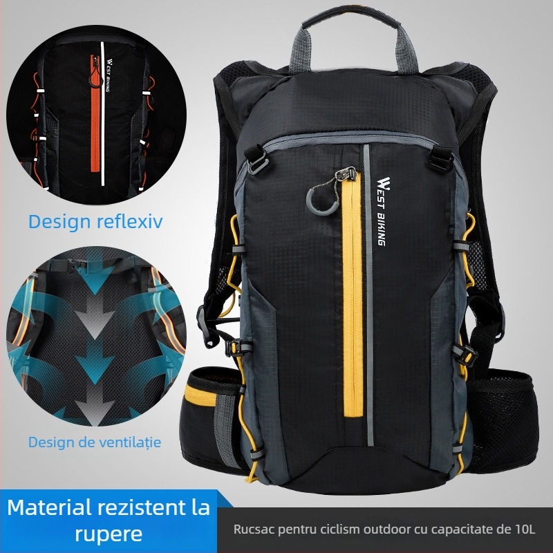 Rucsac pentru bicicletă de munte, Nylon, capacitate 10L, Model YP0707210, WEST BIKING