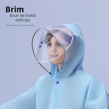 Geacă de ploaie pentru copii, model desen animat, material EVA, strat impermeabil PU, reutilizabil, personalizabil